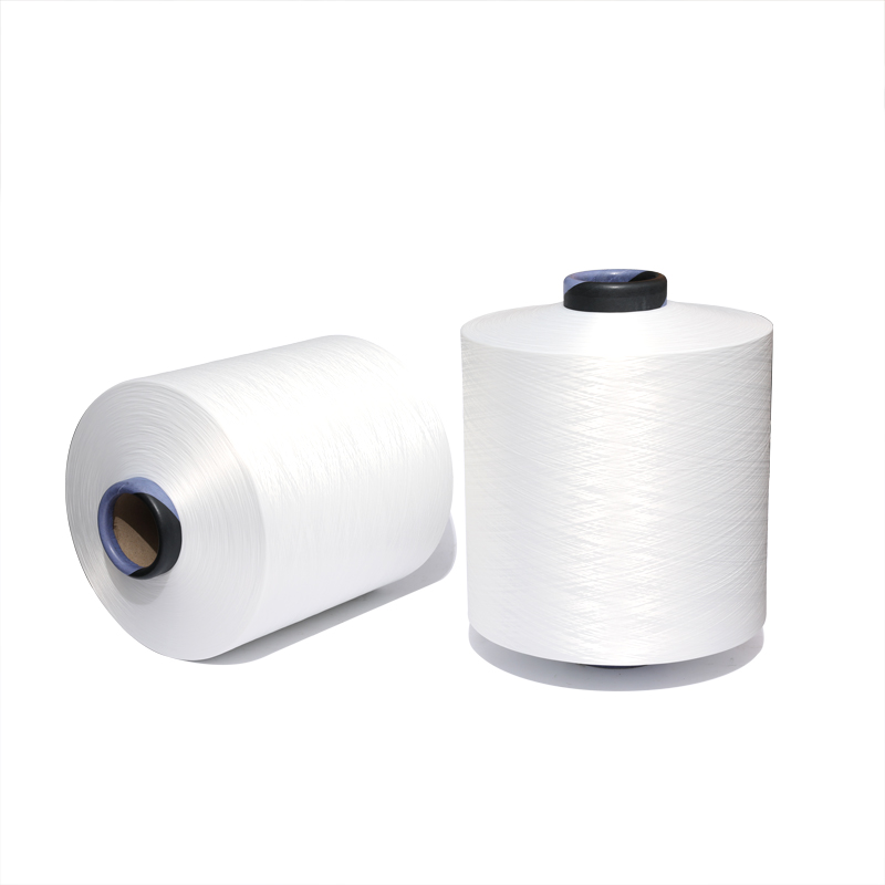 White Stretch Textured Polyester Yarn